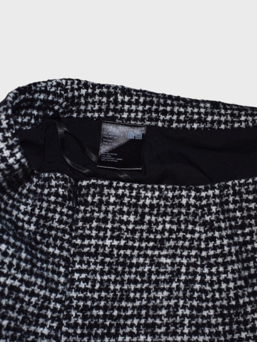 Uniqlo Houndstooth Tweed‎ Mini Skirt - Picture 5 of 5